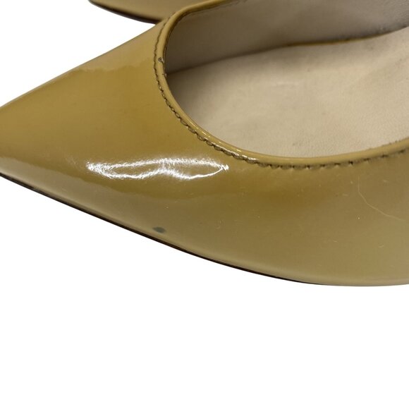 Michael Kors Yellow Patent Leather Pointed-Toe Stiletto Heels Size 8 - Picture 5 of 12